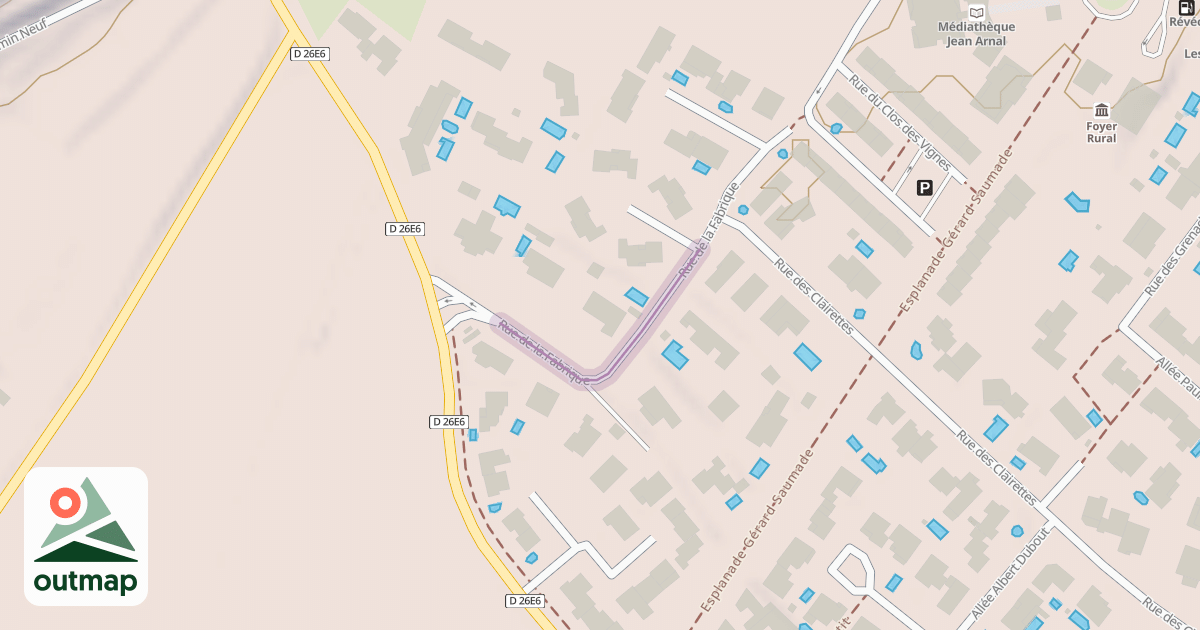 Map of Rue de la Fabrique