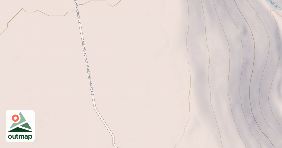 Map of USFS Motor Vehicle Use Map Roads {9028489A-237A-4DEF-80FC-6E3F41F692AF}