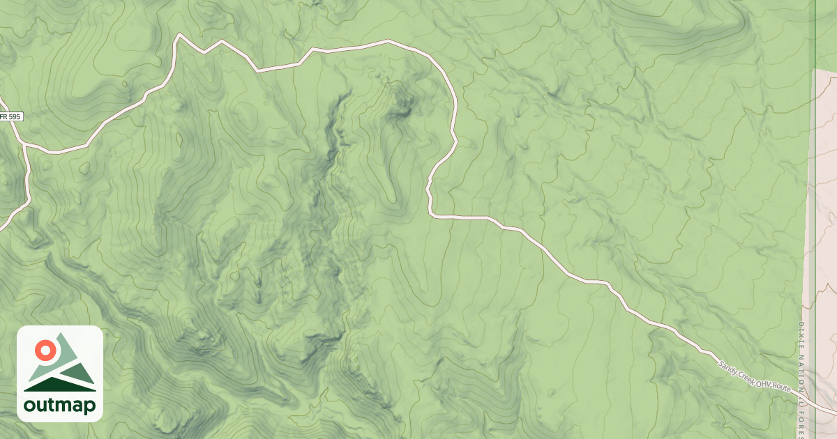 Map of Sandy Creek