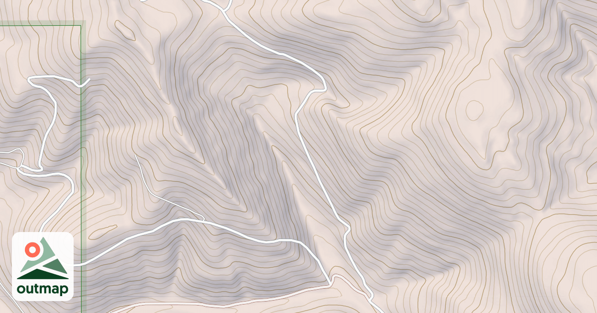 Map of NORTH FORK MAYBE CANYON