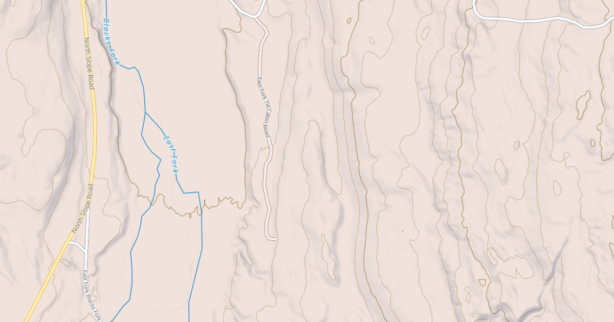 Map preview of EAST FORK TIE CABIN