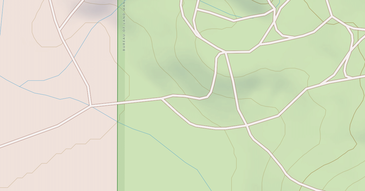 Map preview of BLM National GTLF Public Motorized Roads 2e072381-b917-4b25-9380-823cf07dd6fa