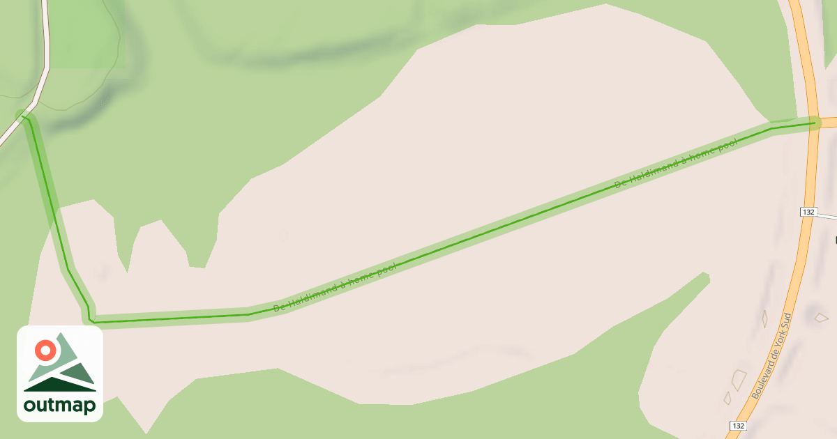 Map of De Haldimand à home pool