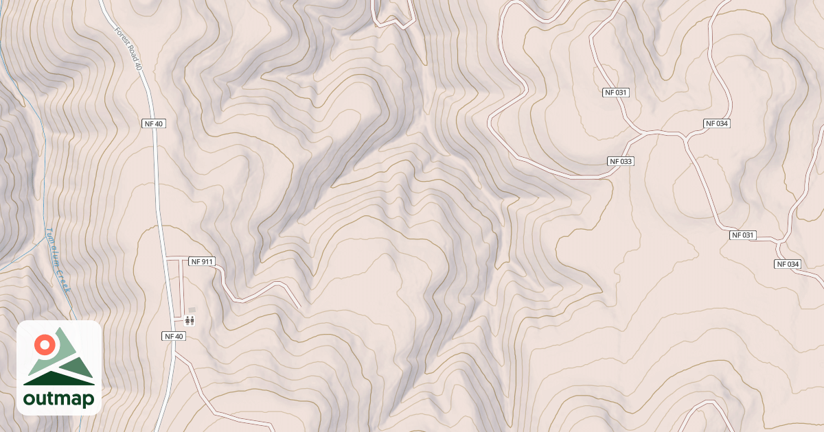 Map of Wood Road 1