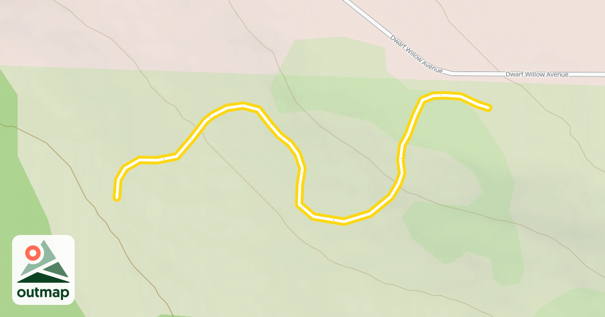 Map of Alpine Meadows Loop