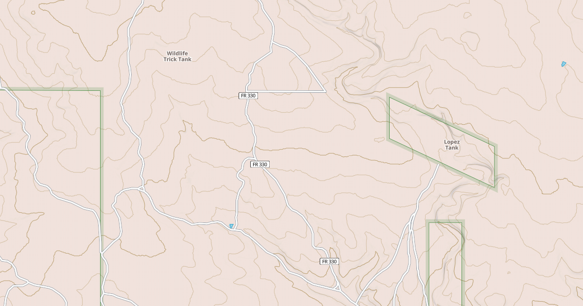 Map preview of USFS National Forest System Roads {83A52DD5-AFDE-4960-9BC5-530FCAA31911}