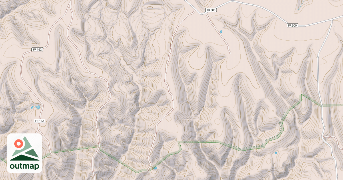 Map of USFS National Forest System Roads {1EBCE8BF-4E55-46E3-B5C6-4C5B630C0B7A}