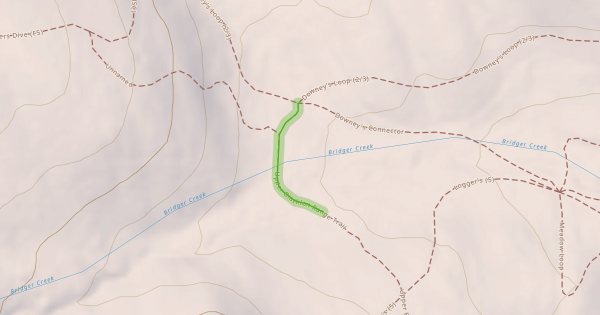 Map preview of Upper Biathlon Range Trail