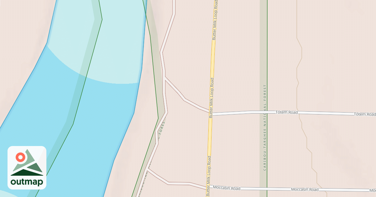 Map of LAKESIDE TRAIL A