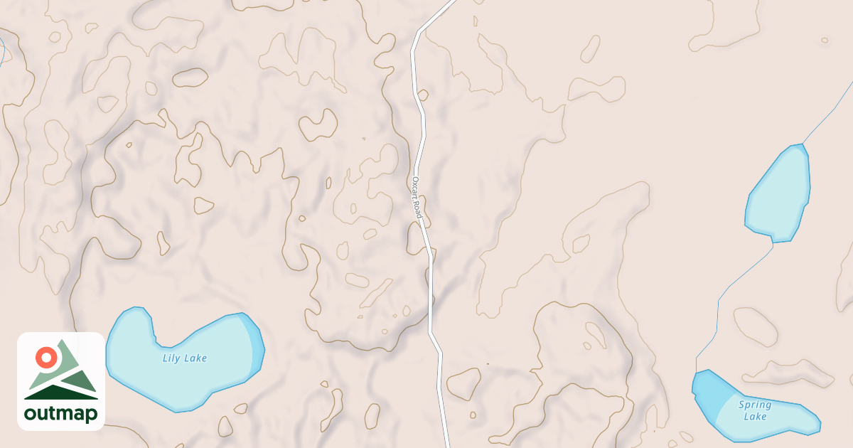 Map of Pine Center Trail