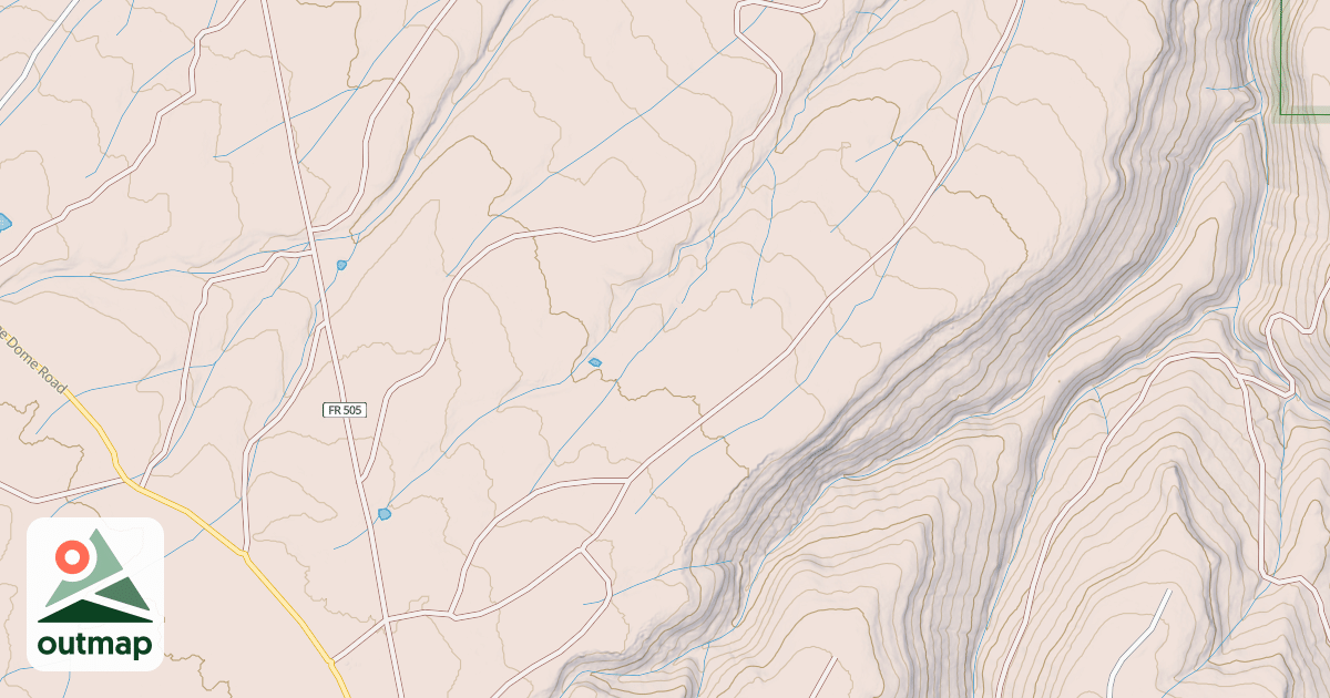 Map of LONE DOME P