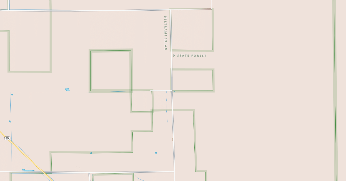 Map preview of Fourtown-Grygla Trail System
