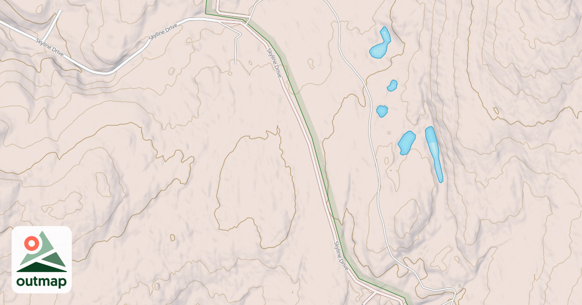 Map of Skyline Dr