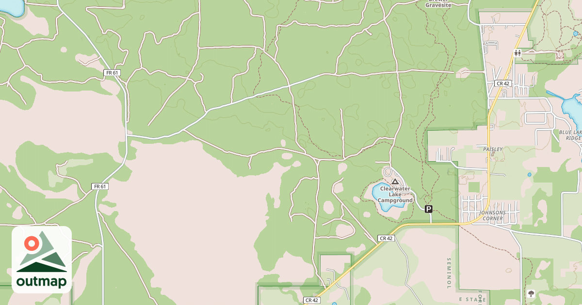 Map of USFS National Forest System Roads {40CA0299-23CA-4A9A-8230-95D9F3D0F417}