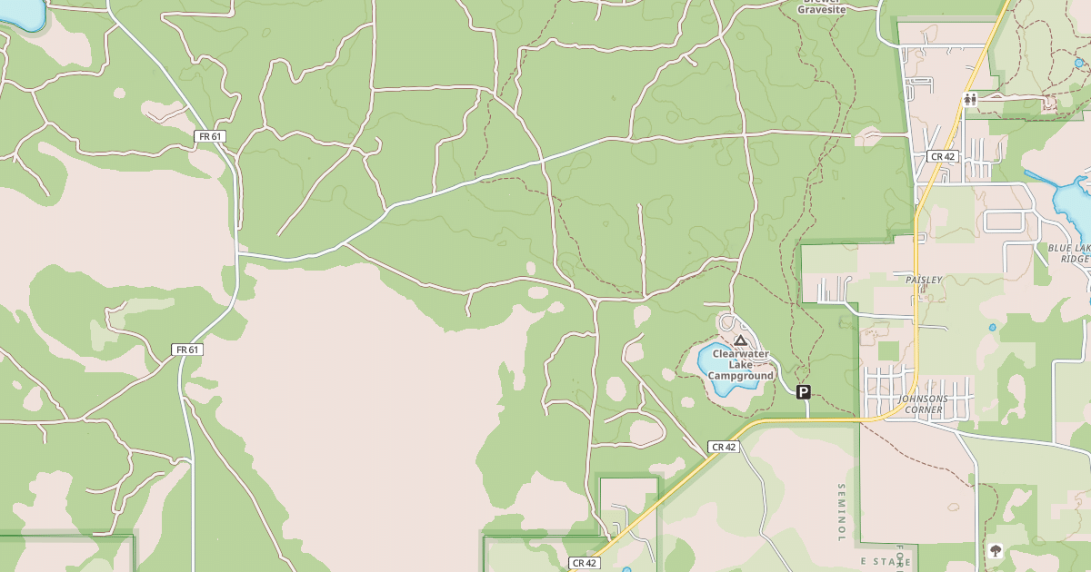 Map preview of USFS National Forest System Roads {40CA0299-23CA-4A9A-8230-95D9F3D0F417}