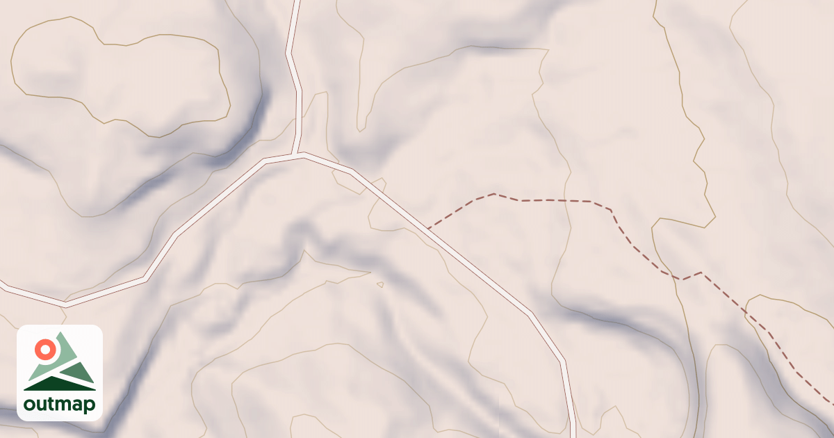 Map of Black Ridge To Kane Creek