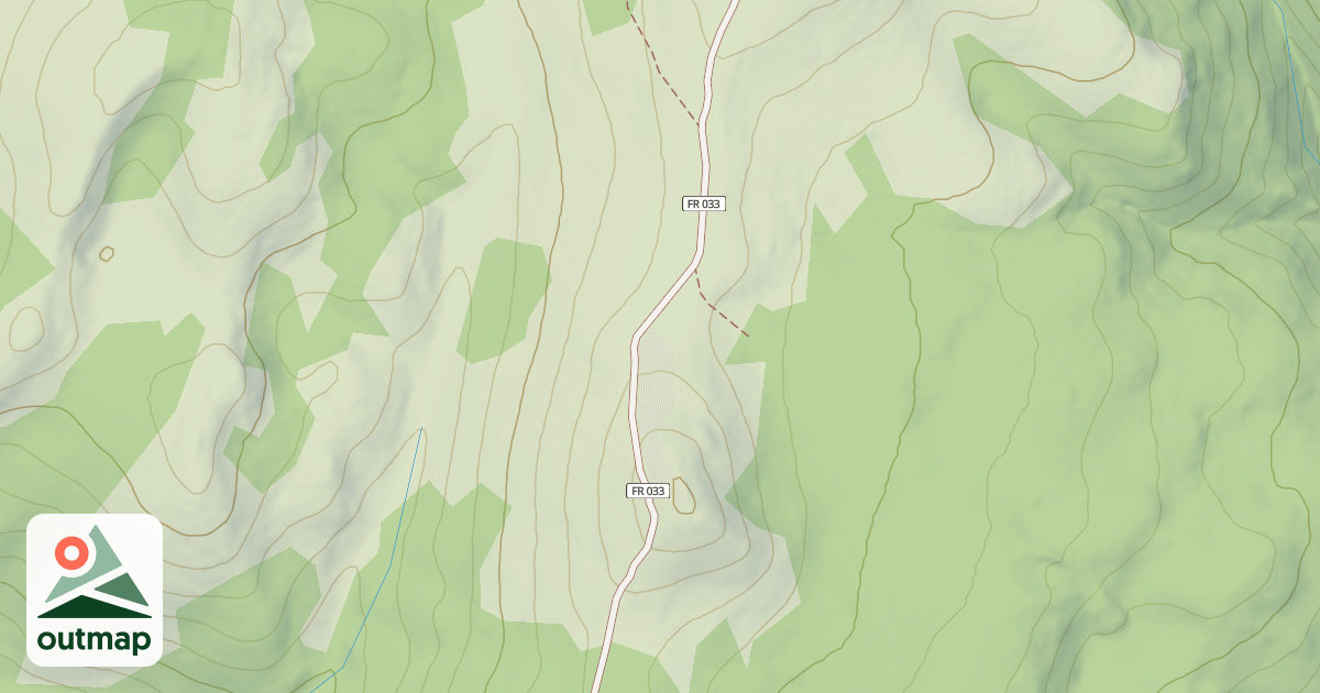 Map of Elk Valley Divide