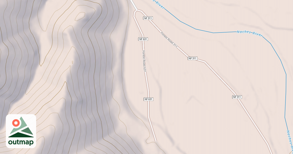 Map of USFS National Forest System Roads {E30BEDA2-3555-4C69-80EE-663F04ECC743}