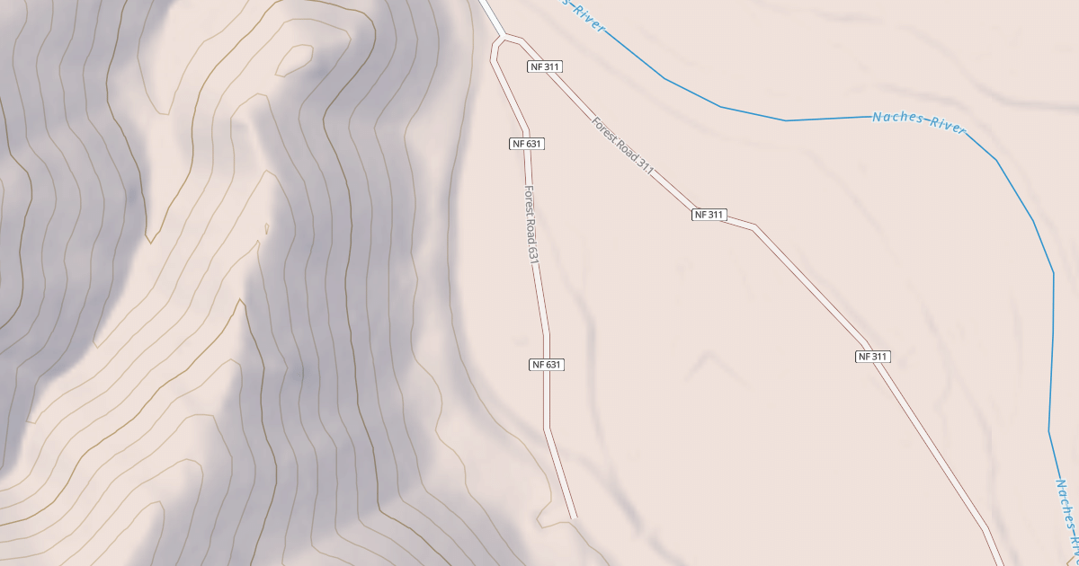 Map preview of USFS National Forest System Roads {E30BEDA2-3555-4C69-80EE-663F04ECC743}