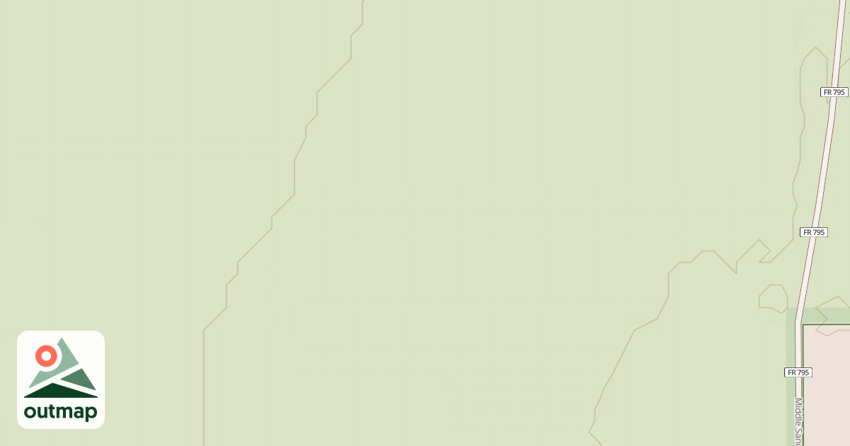 Map of N MIDDLE SANDHILLS