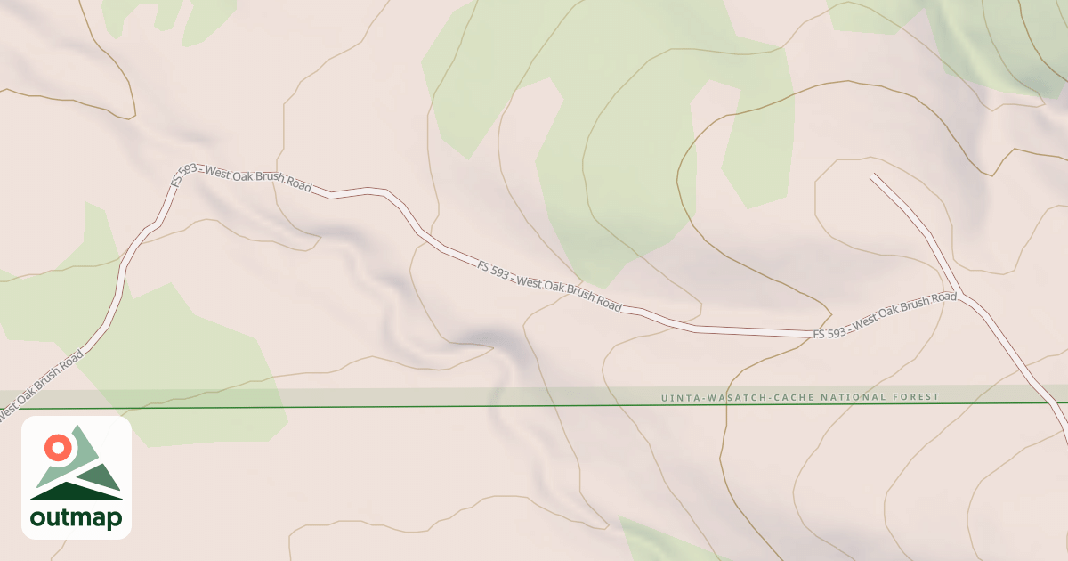 Map of MIDDLE CANYON