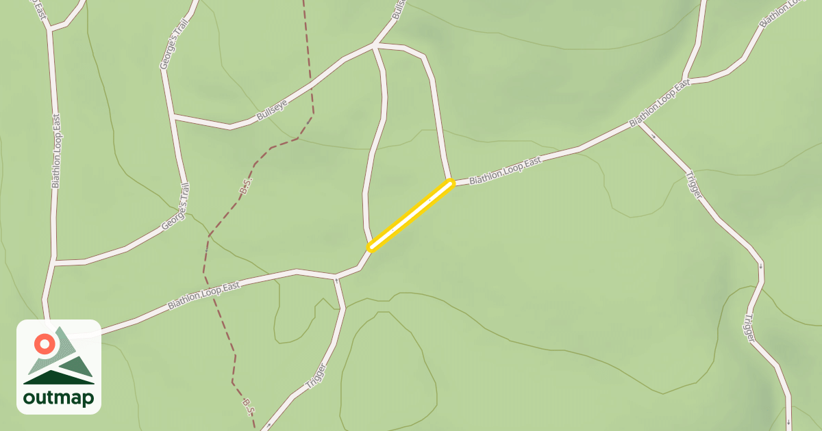 Map of Biathlon Loop East