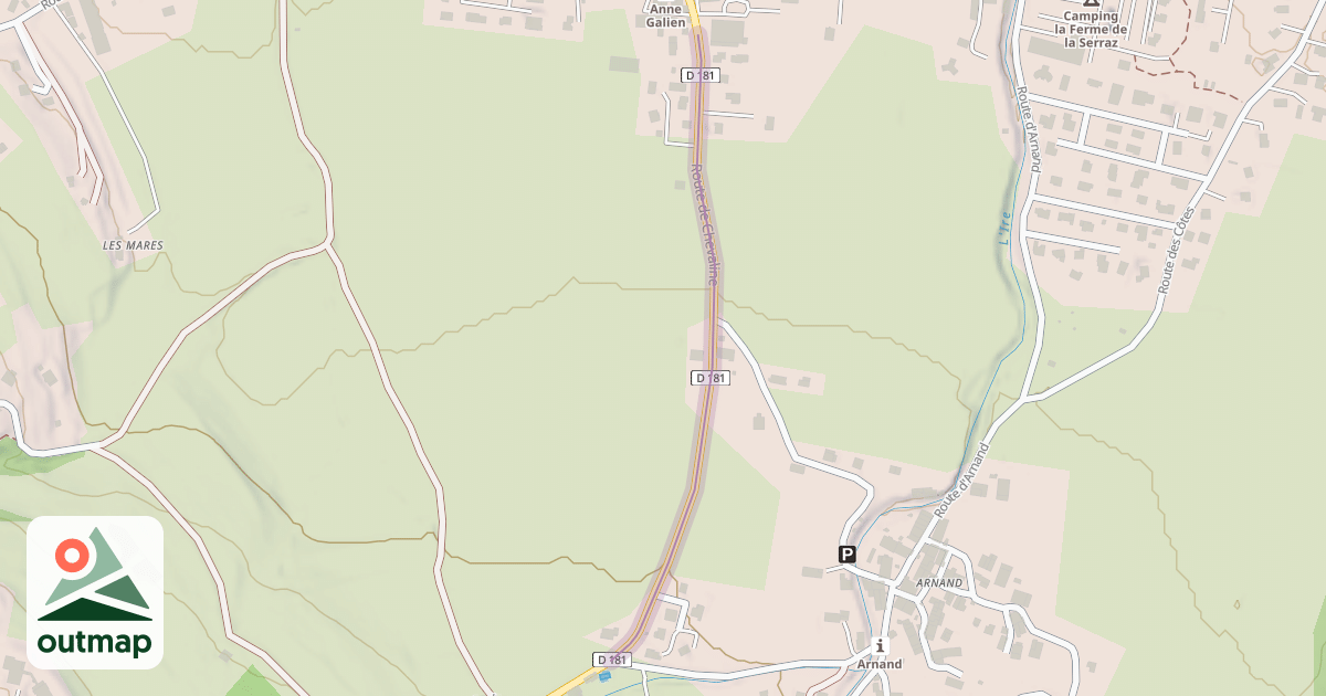 Map of Route de Chevaline