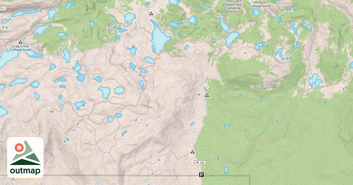 Map of SURFACE CREEK SNOWMOBILE