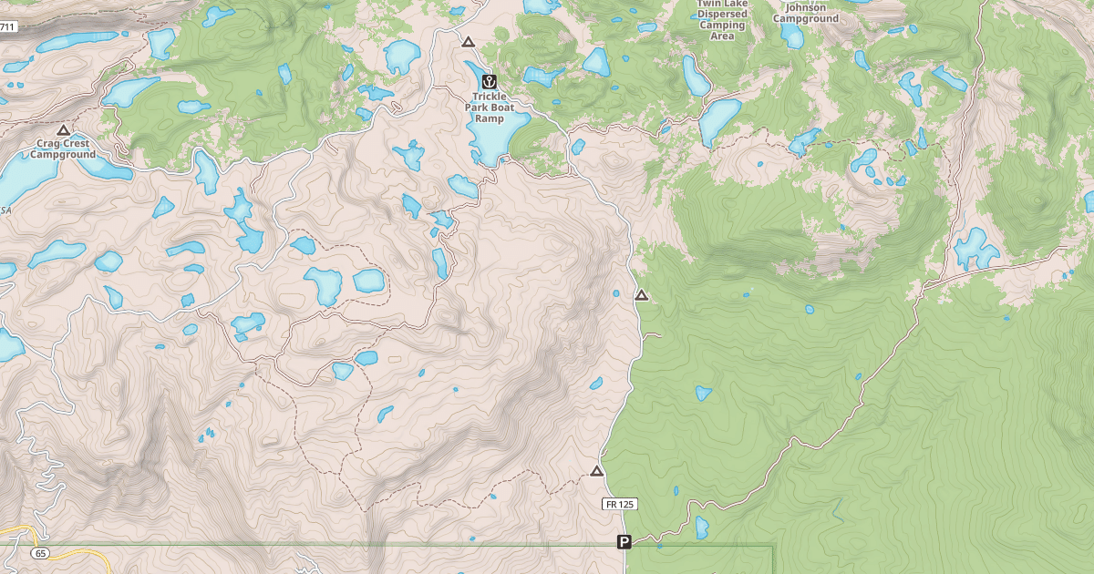 Map preview of SURFACE CREEK SNOWMOBILE
