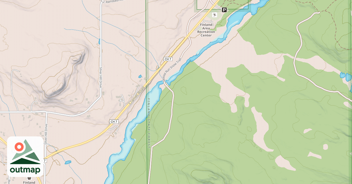 Map of Moose Run Trail