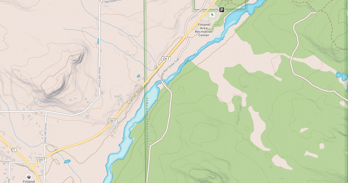 Map preview of Moose Run Trail