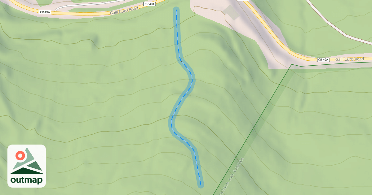 Map of Dry Brook