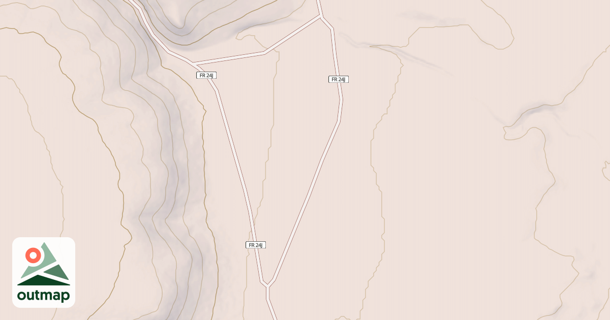 Map of USFS Motor Vehicle Use Map Roads {8364BF92-A60E-44BE-AC9C-E4A2F1B929B4}