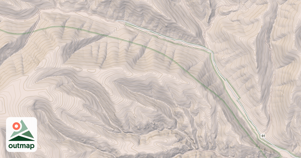 Map of YOGO CREEK