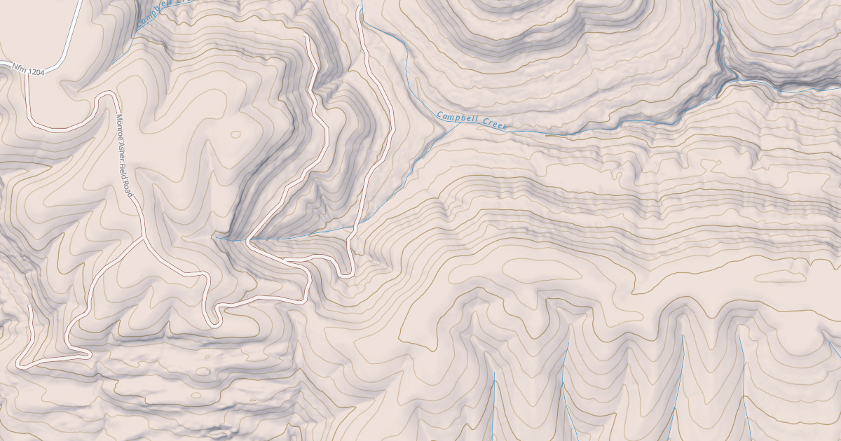 Map preview of CAMPBELL RIDGE