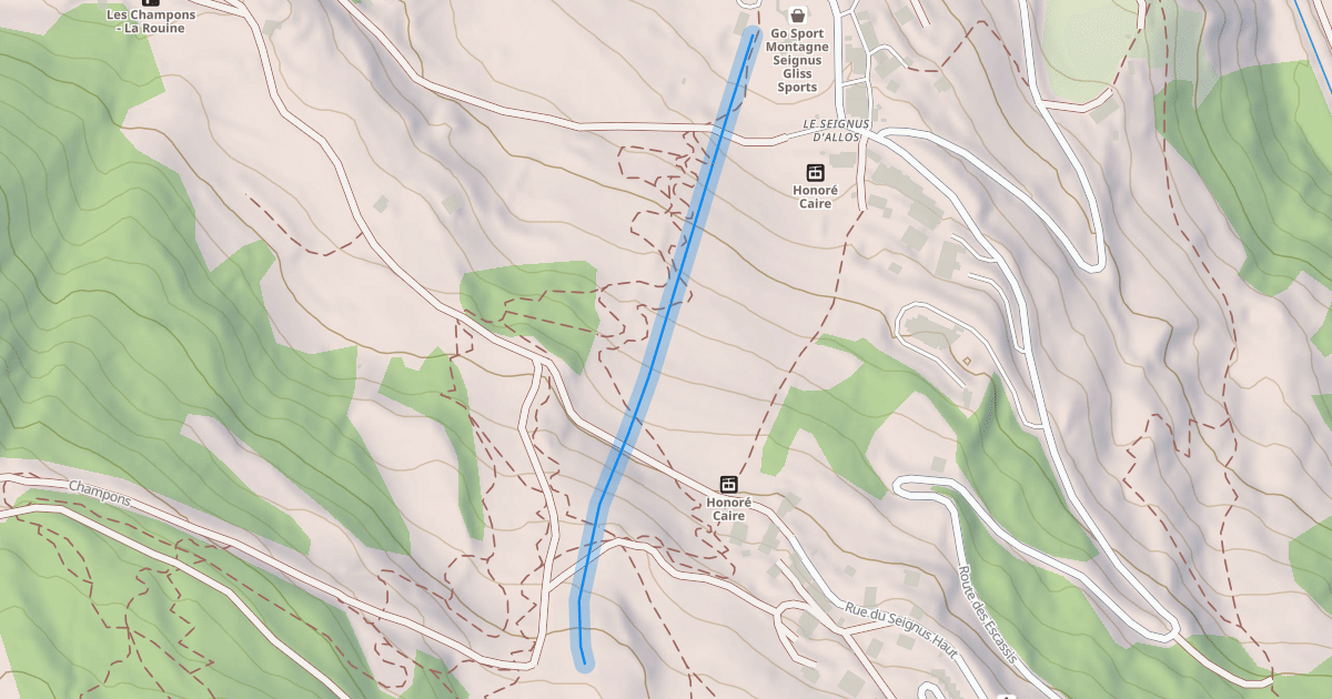Map preview of Stade