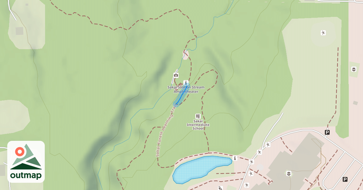 Map of Sakai Forest Learning Trail