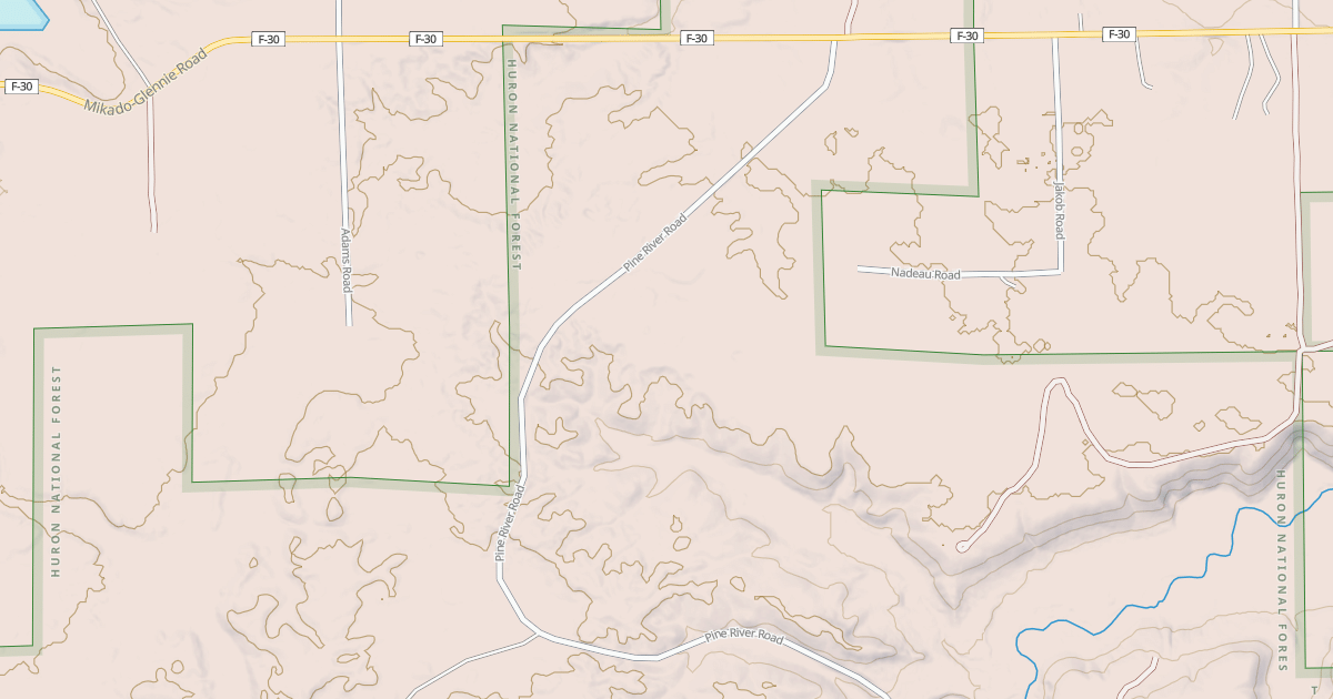 Map preview of PINE RIVER