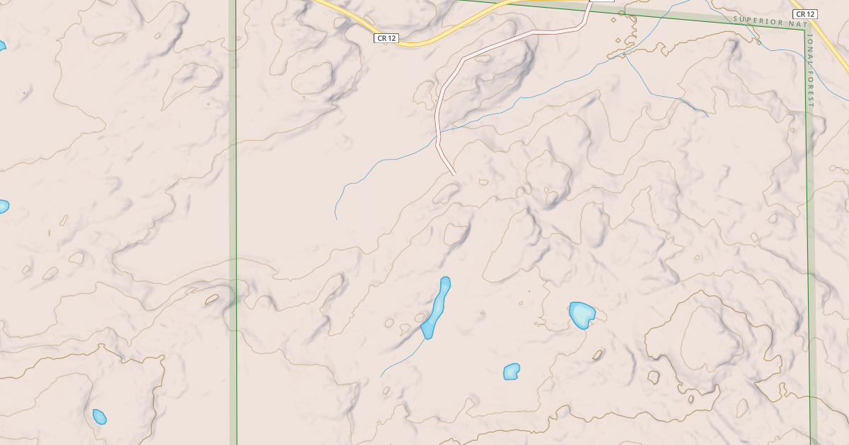 Map preview of Gunflint Trails Snowmobile