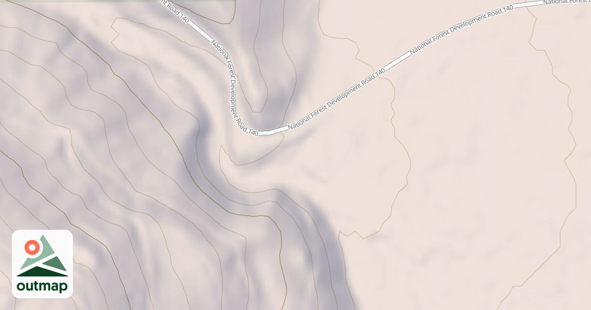 Map of USFS Motor Vehicle Use Map Roads {7110D4D8-C4A4-4FAB-B755-2429299A0FBA}