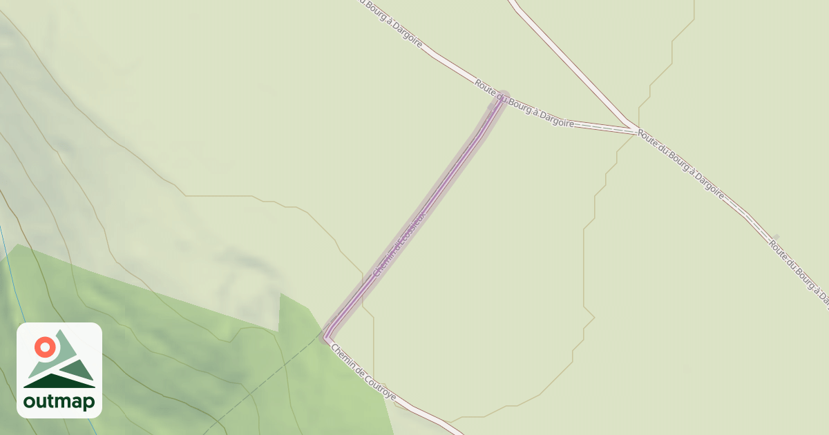 Map of Chemin d'Ecossieux