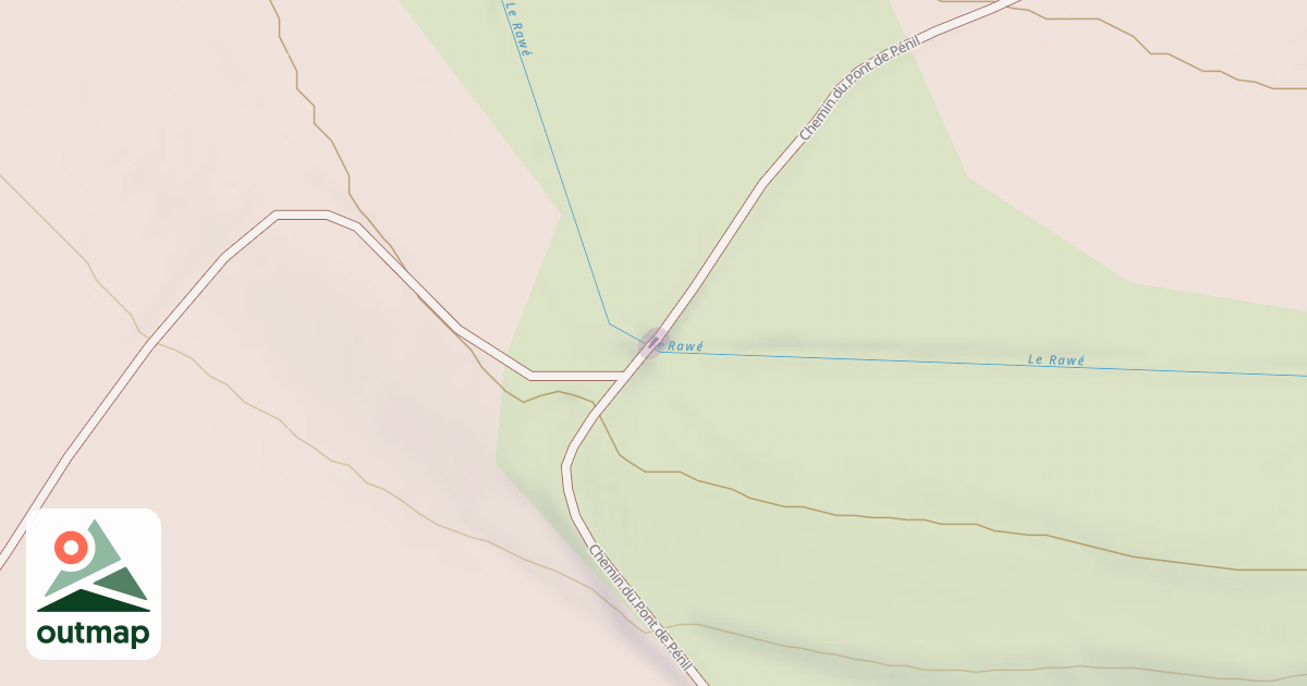 Map of Pont de Pénil