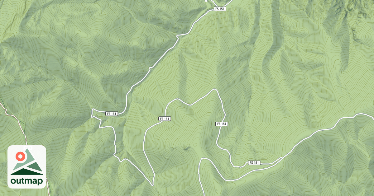 Map of MARTEN CREEK ROAD