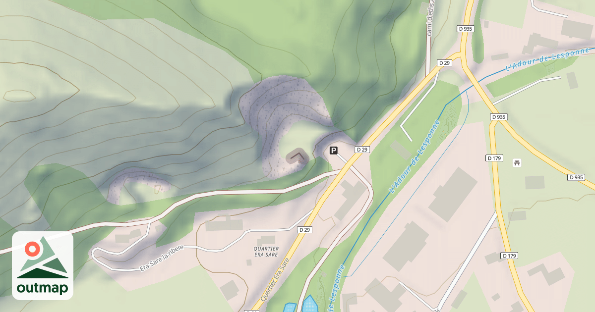 Map of La Pyramide