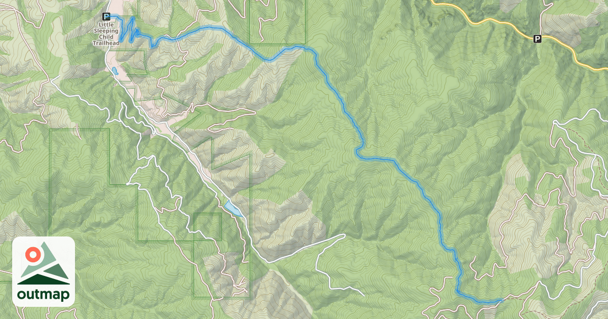 Map of Buttercup Trail