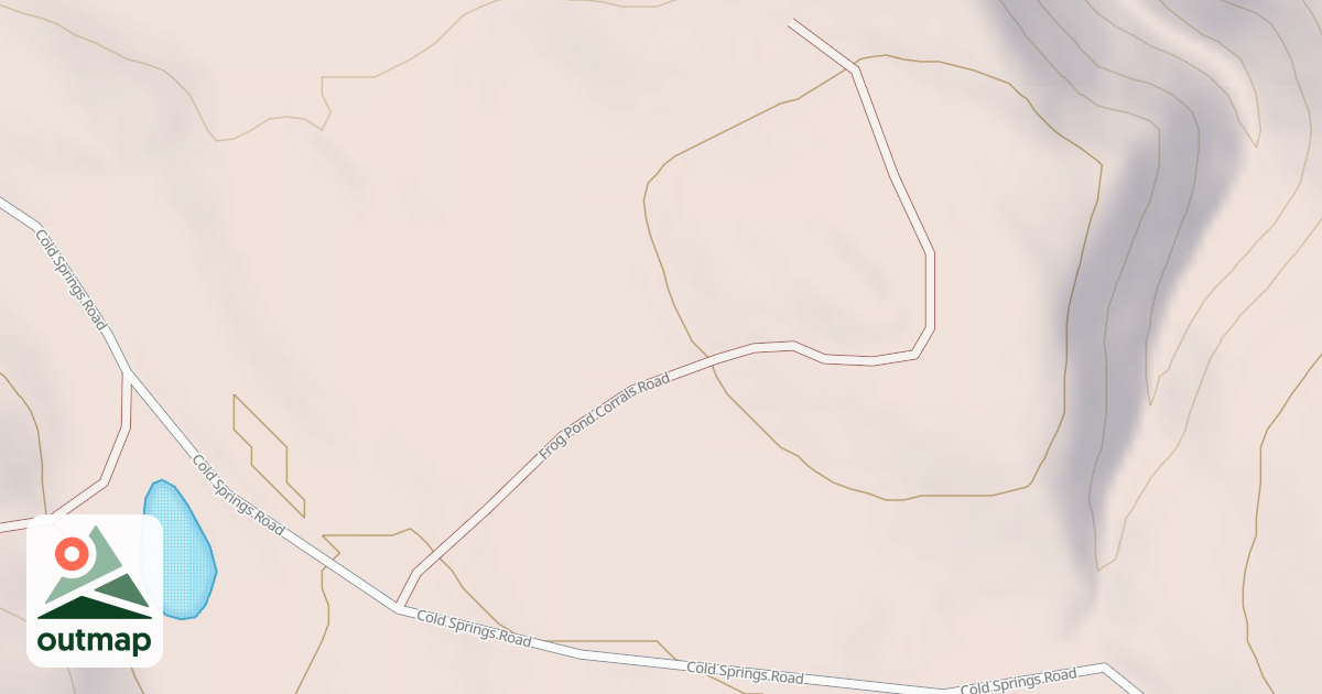 Map of FROG POND CORRALS