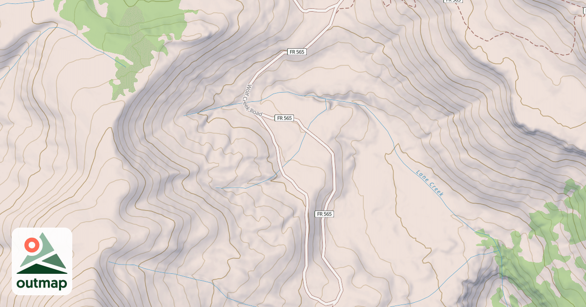 Map of TREASURE MOUNTAIN