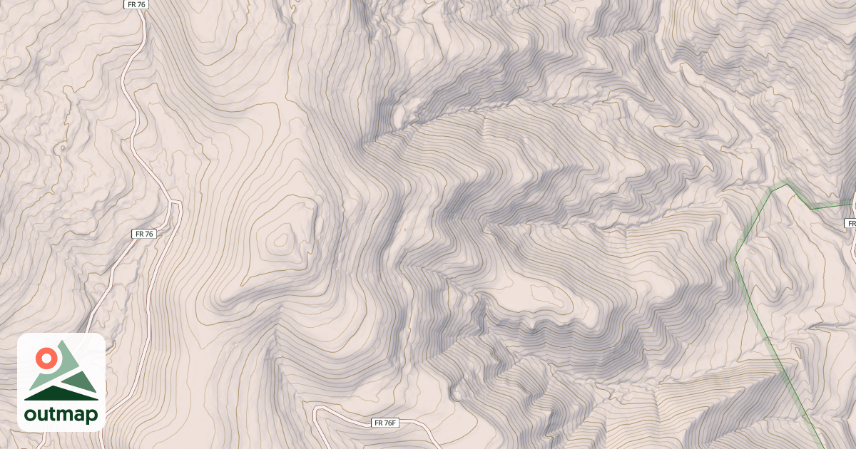 Map of USFS National Forest System Roads {7FF52CE7-939D-4231-B0B4-E9C0F51E77DC}
