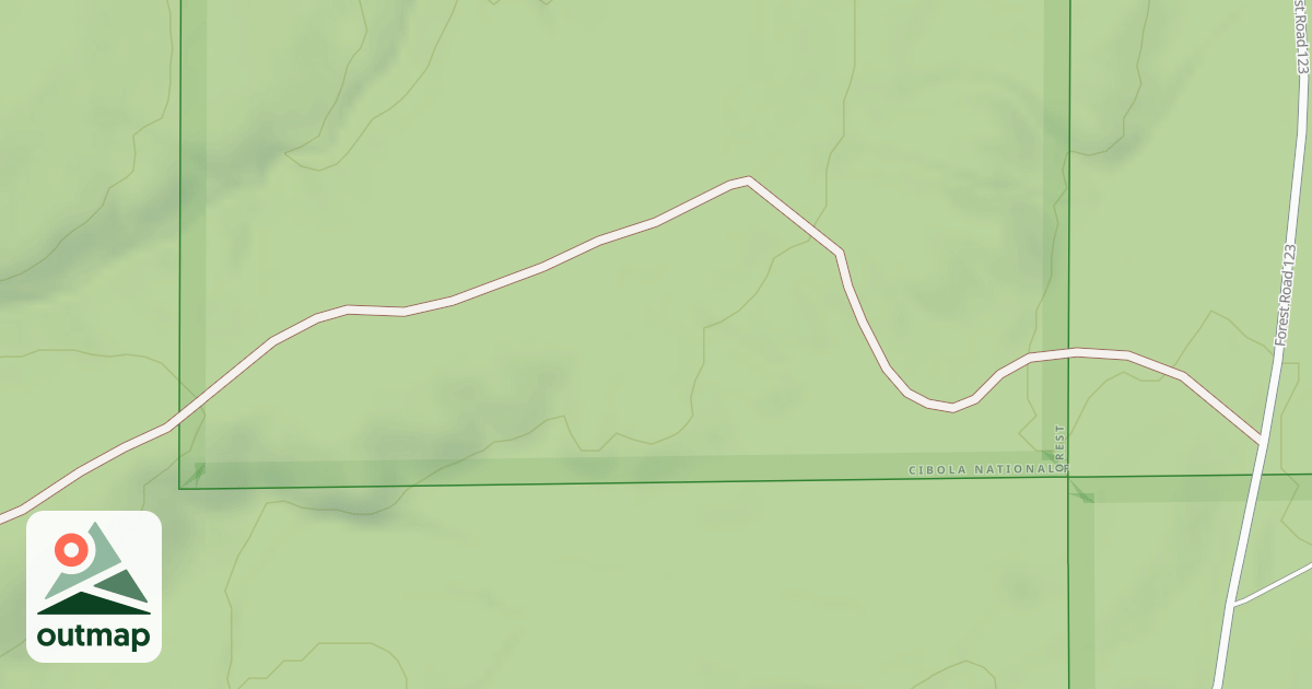 Map of USFS Motor Vehicle Use Map Roads {BF5CA925-ED6B-48F2-A574-56339EC815C3}
