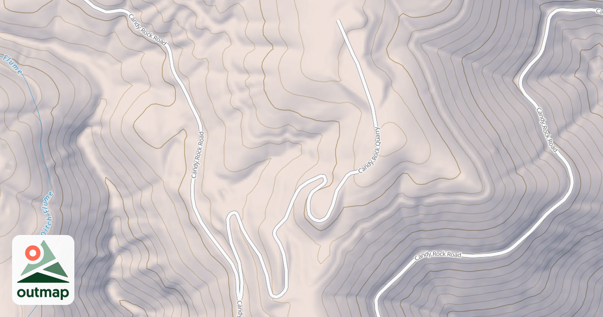Map of TUNNEL MUCK PILE RD